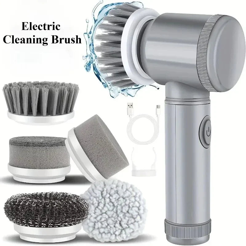 Effortless Spin Cleaning Brush
